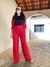 Conjunto camisão e calça pantalona em viscose Cheroy