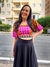 Cropped Tec Detalhes Manga Ampla CaCay
