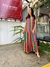 Vestido alça com babados em viscose Cacay - comprar online