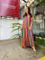 Vestido alça com babados em viscose Cacay - comprar online
