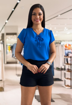 Coleção Blusas Lisas - Mod: Azul Royal na internet
