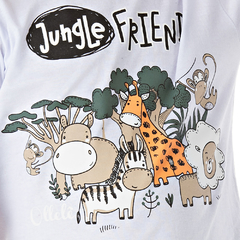 Conjunto Longo Preto com Camisa e Calça Jungle Bebê Masculino - Ollelê Little - comprar online