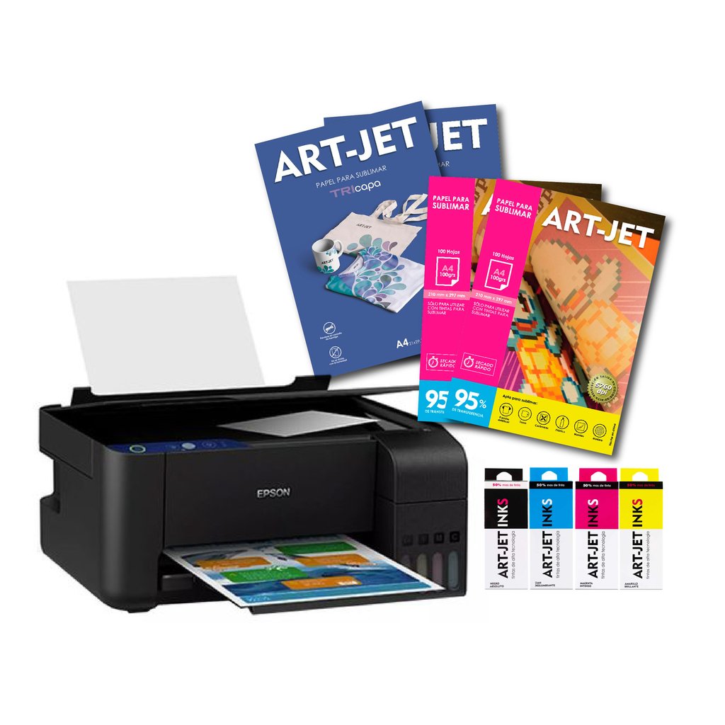 Combo Printer A4 Sublimación - EPSON L3110 / L3210 - Multifunción - EcoTank