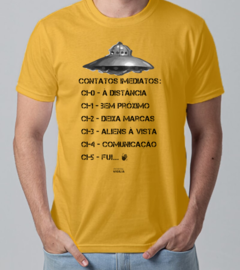 Camiseta Classificação dos Contatos Imediatos - Linha Cores - Algodão na internet