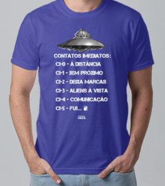 Camiseta Classificação dos Contatos Imediatos - Linha Cores - Algodão - loja online