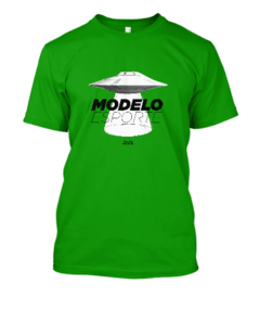 Imagem do Camiseta Estonada UFO do Bob Lazar na Área 51 S4, Modelo Esporte (Sport Model)