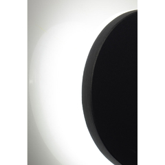 Luminaria Exterior Circular Negro - Tienda Castelar Iluminación