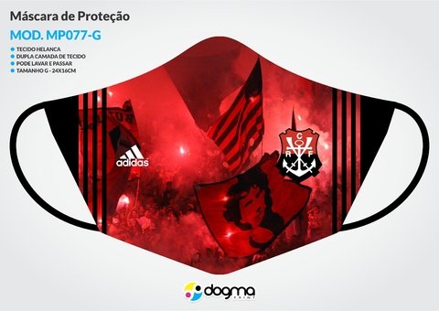 mascara flamengo adidas