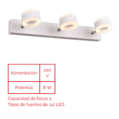 Aplique 3 luces BELINO - tienda online
