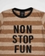 Remera Rayada Non Stop Marron - comprar online