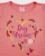 Remera con glitter Day Dream Coral - comprar online