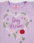 Remera con glitter Day Dream Lila - comprar online