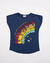 Remera Arcoiris Azul