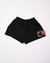Short con pompon Negro