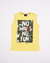 Musculosa Waves amarillo