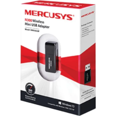 Mini Adaptador Mercusys USB Wireless MW300UM - comprar online