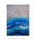Quadro Decorativo Abstrato 5090 - Pintura, Arte Plástica, Azul - comprar online