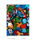 Quadro Decorativo Alegria 01 - Abstrato, Pessoas, Cores, Azul