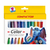 CANETA HIDROGRÁFICA COLOR COM 12 CORES - COMPACTOR