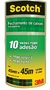 Fita Adesiva de Empacotamento Transparente Scotch 45mmx45m c/04un - 3M