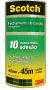 Fita Adesiva de Empacotamento Transparente Scotch 45mmx45m c/04un - 3M