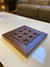JOGO DA VELHA EM MADEIRA NOGUEIRA E RECOURO CAFÉ 23X23X2,5CM - GOODSBR - loja online