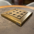 Imagem do JOGO DA VELHA EM MADEIRA NOGUEIRA E RECOURO CAFÉ 23X23X2,5CM - GOODSBR