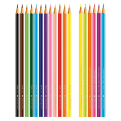 Lápis de Cor C/12+6 Neon - Faber Castell - comprar online