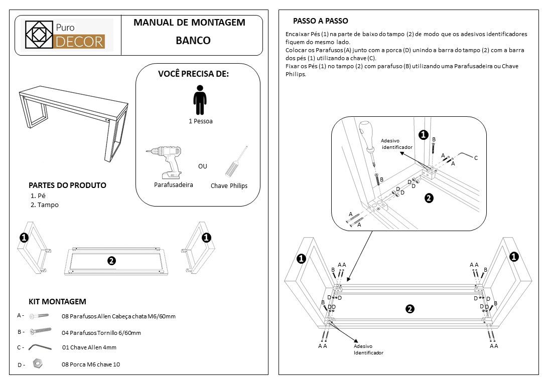 Manual de instruções