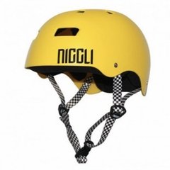 Capacete Niggli Iron Pro Amarelo Fosco - Fita Quadriculada - comprar online