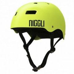 Capacete Niggli Iron Pro Amarelo Neon - Fita Preta - comprar online