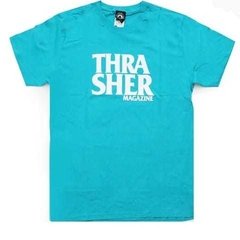 Camiseta Thrasher Magazine Anti-Logo - Azul Claro