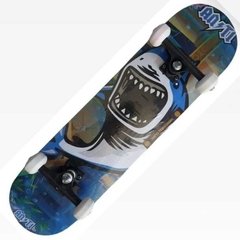 Skate Montado Anti Action Skateboard Tubarão