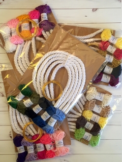Kit Arco iris macramé
