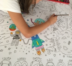 Mural Sistema Solar para Colorear - comprar online