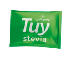 Endulzante "Tuy Stevia" en sobres individuales "La Virginia" x 200 unidades