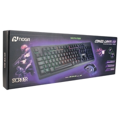 Combo Noga Gamer Led Retroiluminado NKB-089 - Lucy Video