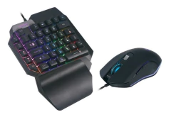 COMBO GAMER RGB TECLADO DE MANO + MOUSE NKB-AK75 - comprar online