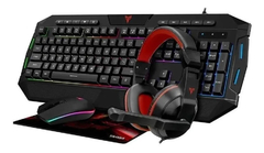 Combo Gamer TARGA 4 En 1 Teclado + Mouse + Auricular + Pad Tg-km210 - comprar online