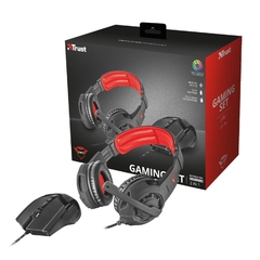 Combo Trust Gamer Auricular + Mouse