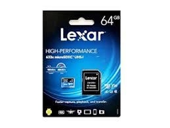Memoria Micro SD Lexar 64 GB 633X