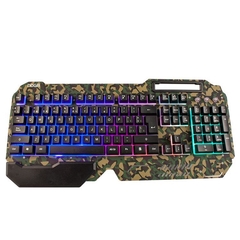 COMBO GAMER RETROILUMINADO CAMOUFLAGE NKB-233 - comprar online