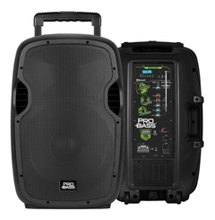 Bafle Potenciado Pro Bass Underground 15 Usb Sd Bt Portatil