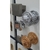 Pomo fijo de estilo en punta en cromo de 90mm - comprar online