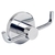 Percha Doble con roceta cromo