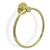 Toallero Oval con roceta bronce cepillado