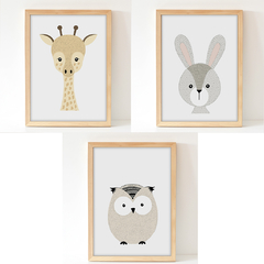 Set Animales del Bosque x3 - comprar online