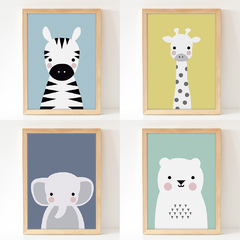 Set Animales Pastel x3 - comprar online
