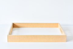 PACK x10 Bandejas MDF Grande - BASE BLANCA - Puerta del Sol TALLER