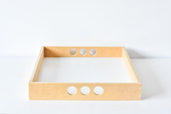 PACK x10 Bandejas MDF Grande - BASE BLANCA - tienda online